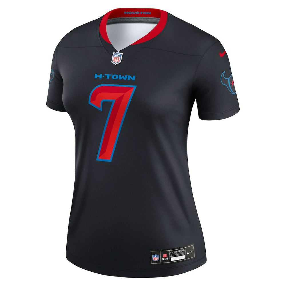 Nike C.J. Stroud Houston Texans Women's Alternate Legend Player Performance Top Navy