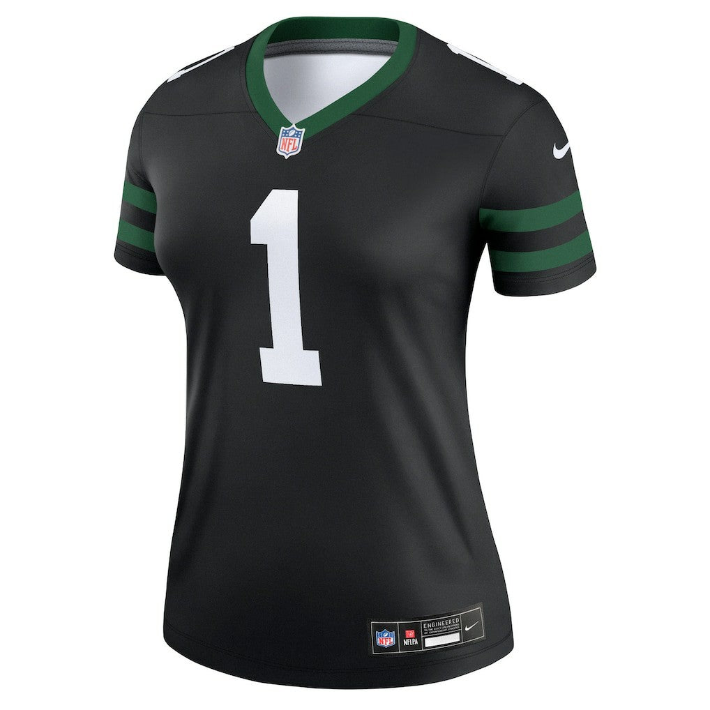 Nike Ahmad Sauce Gardner New York Jets Women's Alternate Legend Player Performance Top Legacy Black