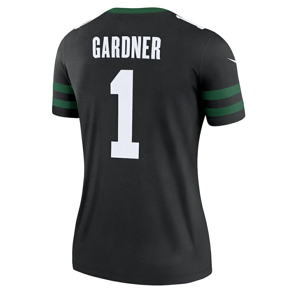 Nike Ahmad Sauce Gardner New York Jets Women's Alternate Legend Player Performance Top Legacy Black