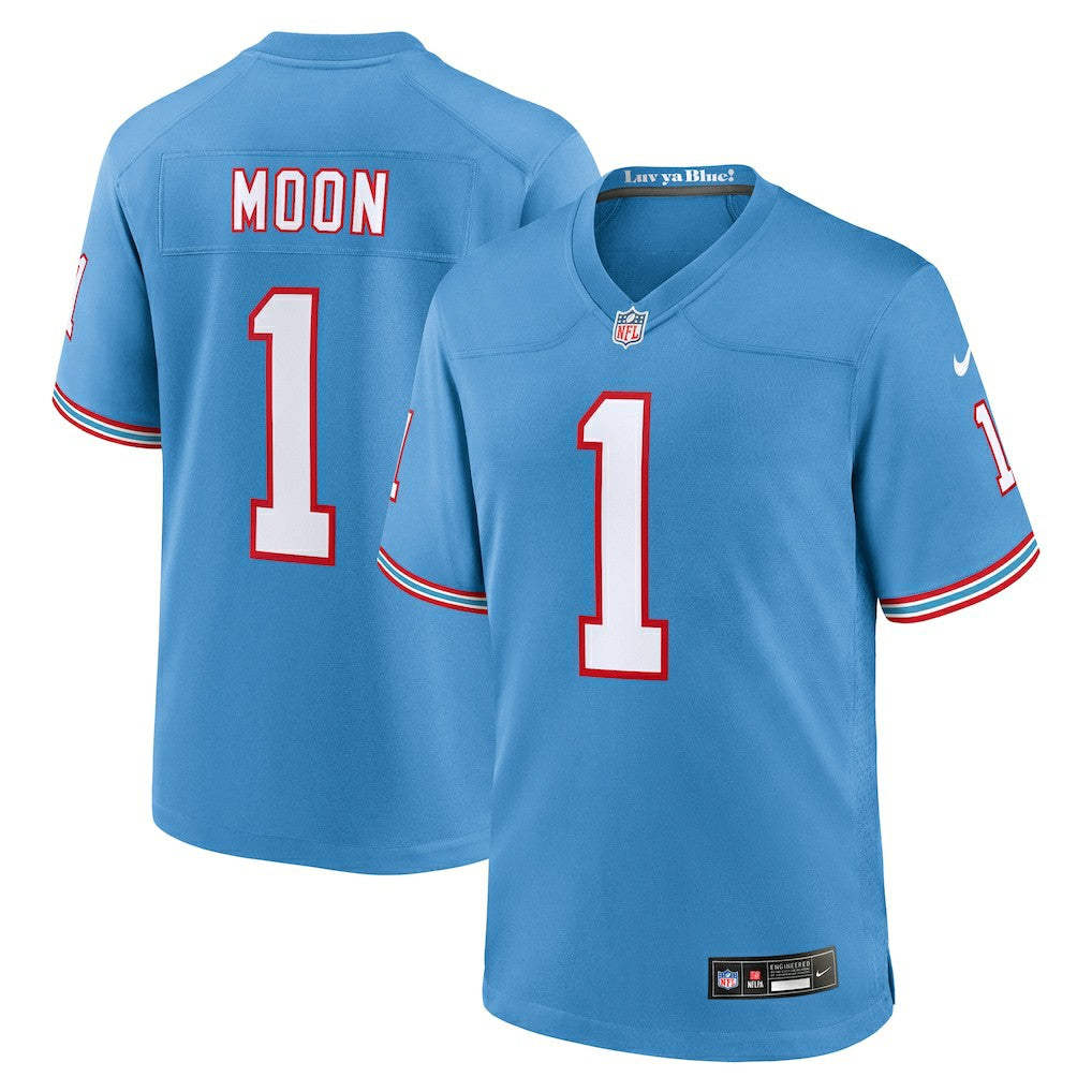 Nike Warren Moon Tennessee Titans Retired Player Alternate Game Jersey Light Blue