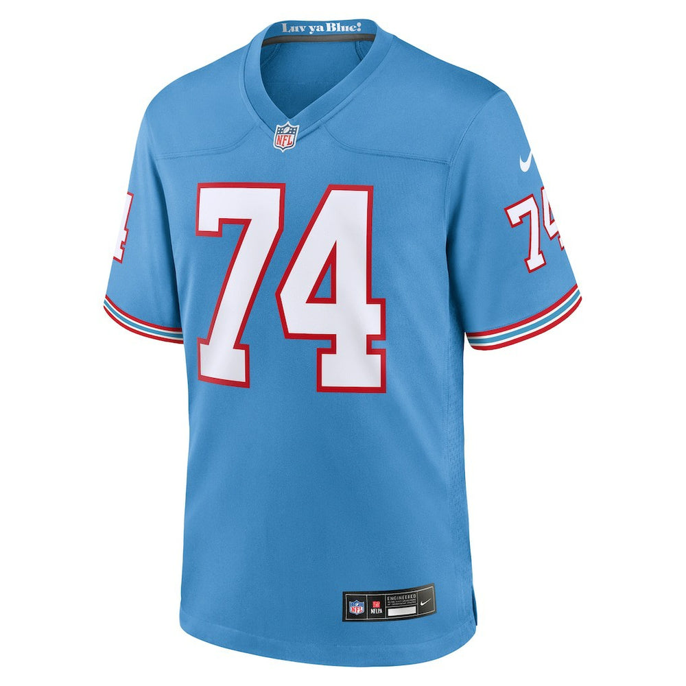Nike Bruce Matthews Tennessee Titans Retired Player Alternate Game Jersey Light Blue