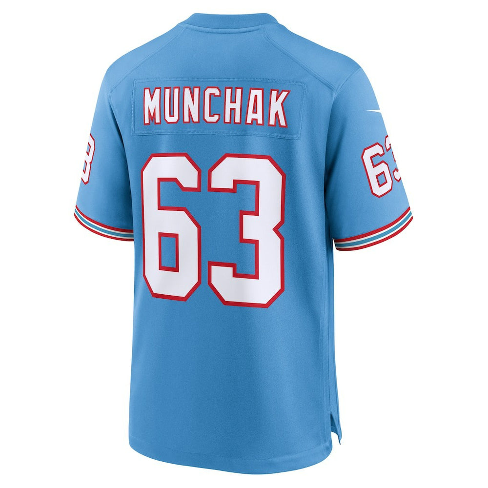 Nike Mike Munchak Tennessee Titans Retired Player Alternate Game Jersey Light Blue