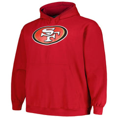 Fanatics Christian McCaffrey San Francisco 49ers Big & Tall Fleece Name & Number Pullover Hoodie Scarlet