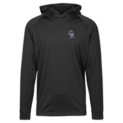 Colorado Rockies Levelwear Dimension Insignia 2.0 Pullover Hoodie - Black - MLB on Sale