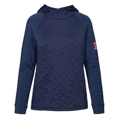 Boston Red Sox Levelwear Women's Kenzie Insignia 2.0 Pullover Hoodie - Navy - MLB on Sale