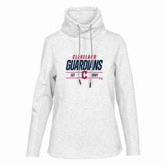 Cleveland Guardians Levelwear Women's Verve Loop Pullover Sweatshirt - White - MLB Online