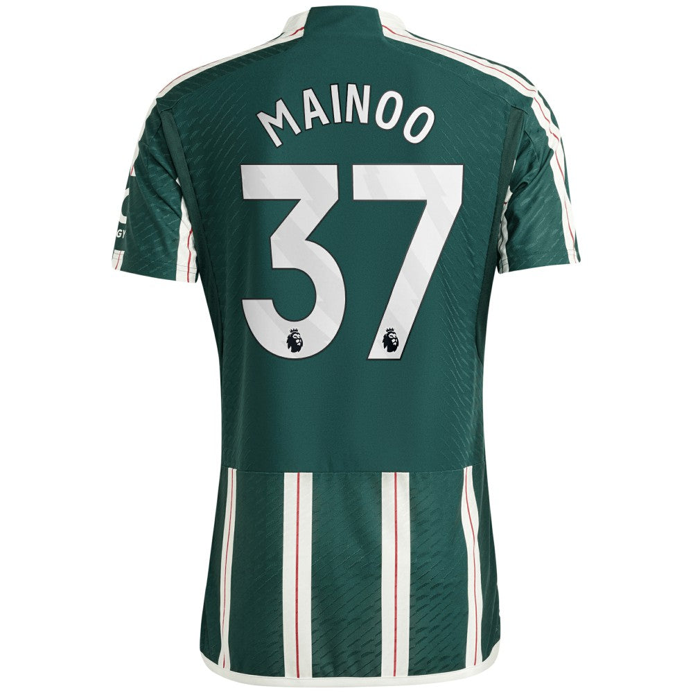 Kobbie Mainoo Manchester United 2023/24 Away Player Jersey Green - Adidas for sale