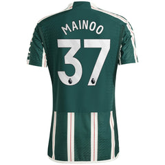 Kobbie Mainoo Manchester United 2023/24 Away Player Jersey Green - Adidas for sale
