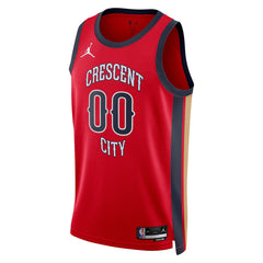 New Orleans Pelicans Jordan Brand Unisex Swingman Custom Jersey Red Statement Edition