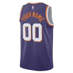 Phoenix Suns Unisex Swingman Custom Jersey Purple Icon Edition | Nike Near Me