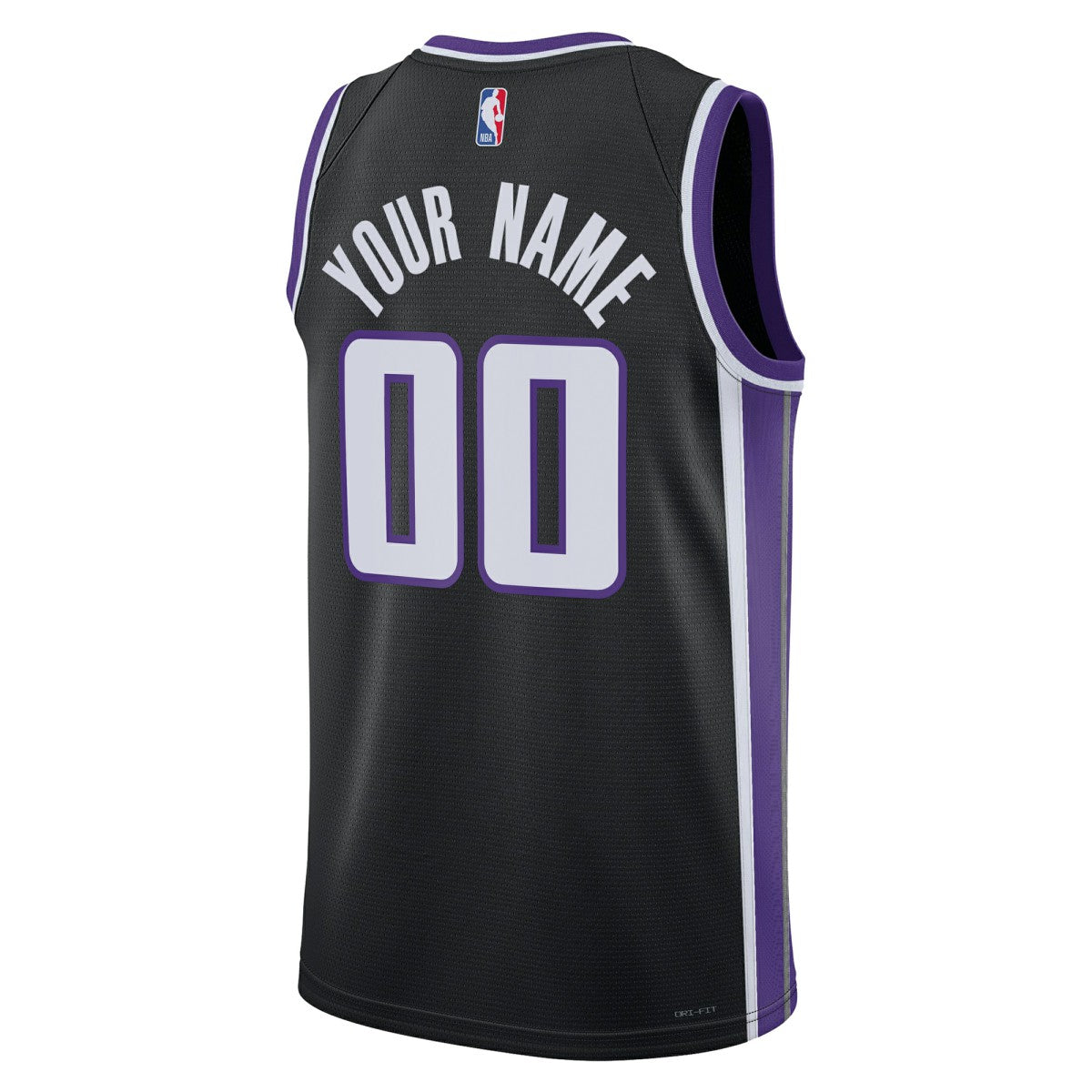 Sacramento Kings Unisex Swingman Custom Jersey Icon Edition Black | Nike Lifestyle