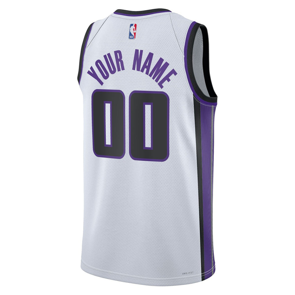 Sacramento Kings Unisex Swingman Custom Jersey Association Edition White | Nike outlet