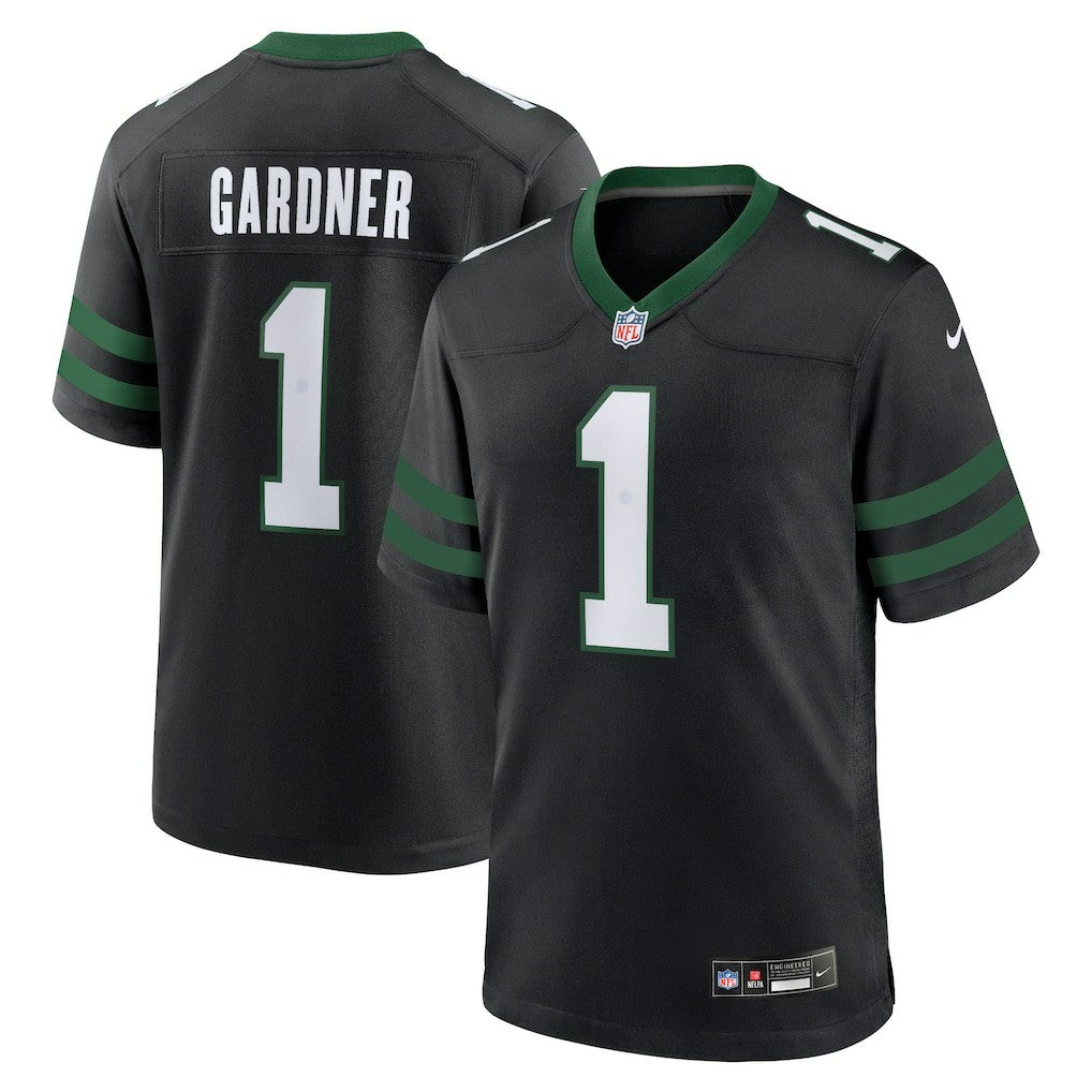 Nike Ahmad Sauce Gardner New York Jets Alternate Game Jersey Legacy Black