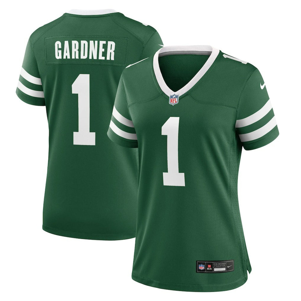 Nike Ahmad Sauce Gardner New York Jets Women's Game Jersey Legacy Green