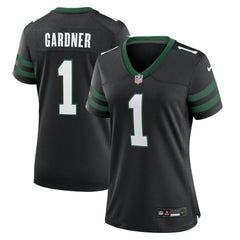 Nike Ahmad Sauce Gardner New York Jets Women's Alternate Game Jersey Legacy Black