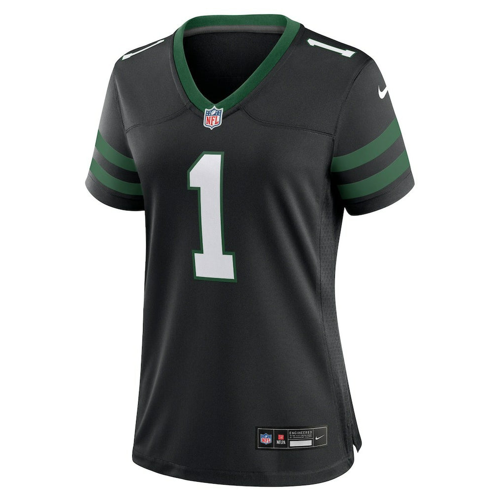 Nike Ahmad Sauce Gardner New York Jets Women's Alternate Game Jersey Legacy Black
