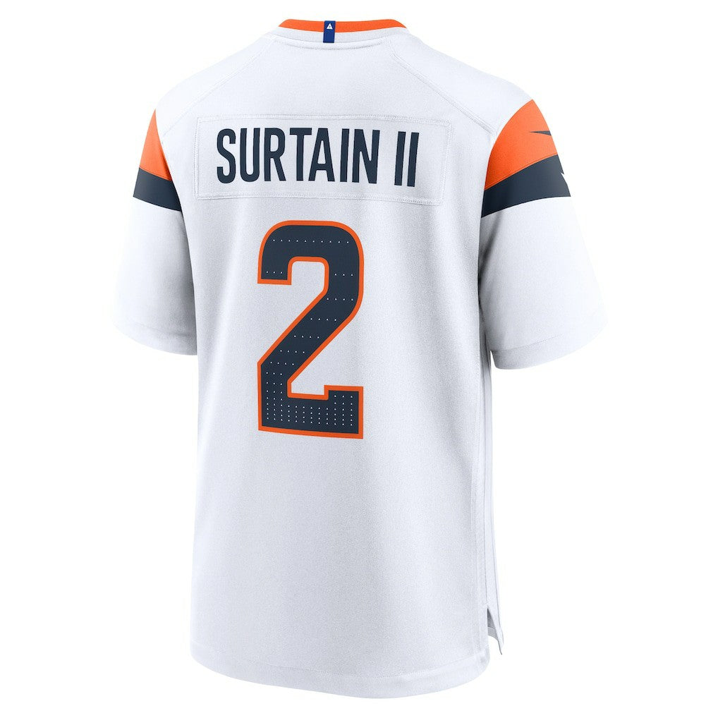 Nike Patrick Surtain II Denver Broncos Mile High Collection Game Jersey White