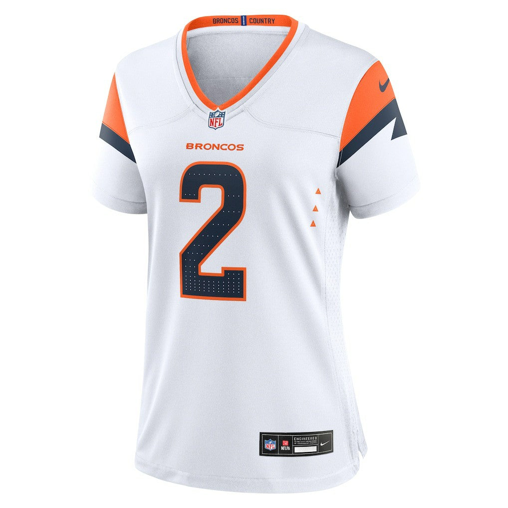 Nike Patrick Surtain II Denver Broncos Women's Mile High Collection Game Jersey White