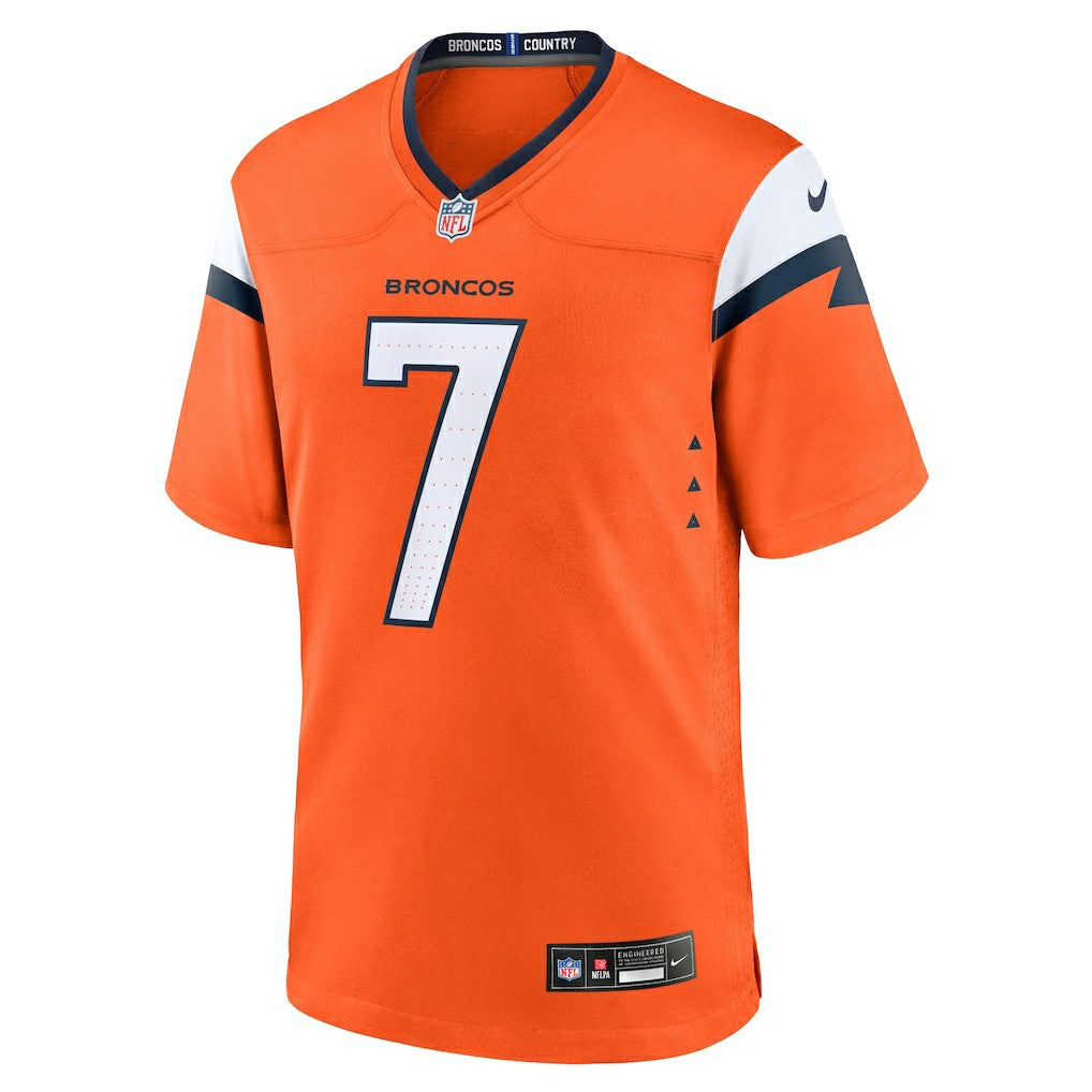 Nike John Elway Denver Broncos Mile High Collection Retired Player Game Jersey Orange