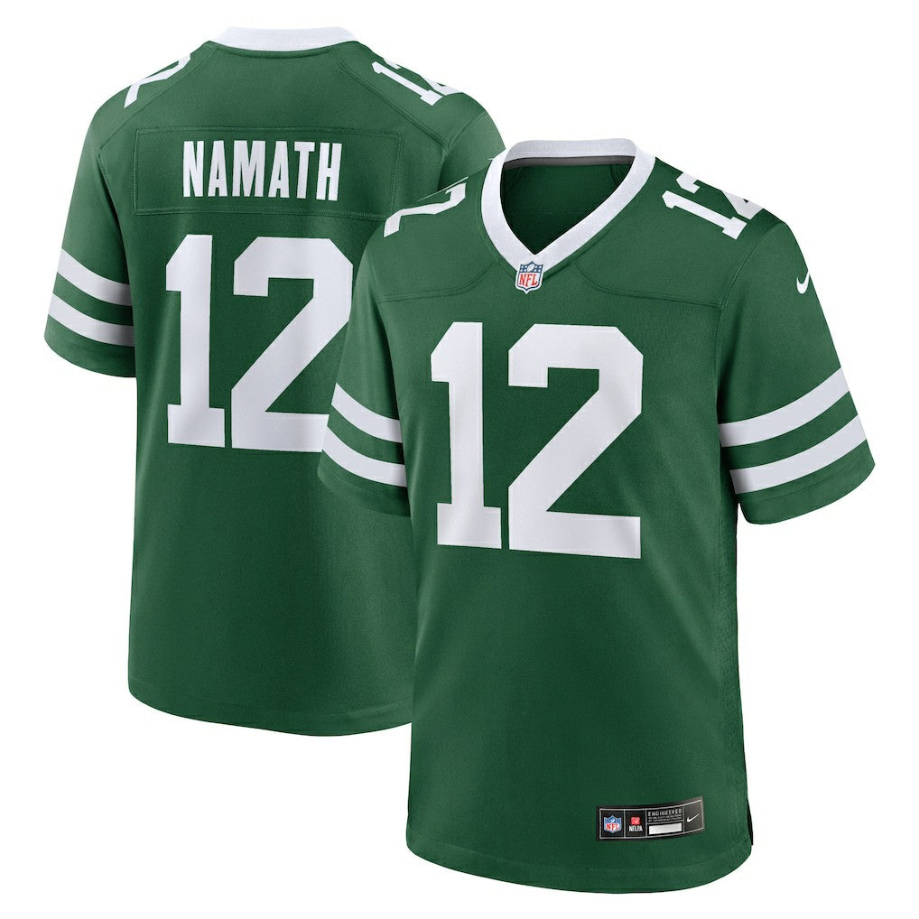 Nike Joe Namath New York Jets Game Jersey Legacy Green