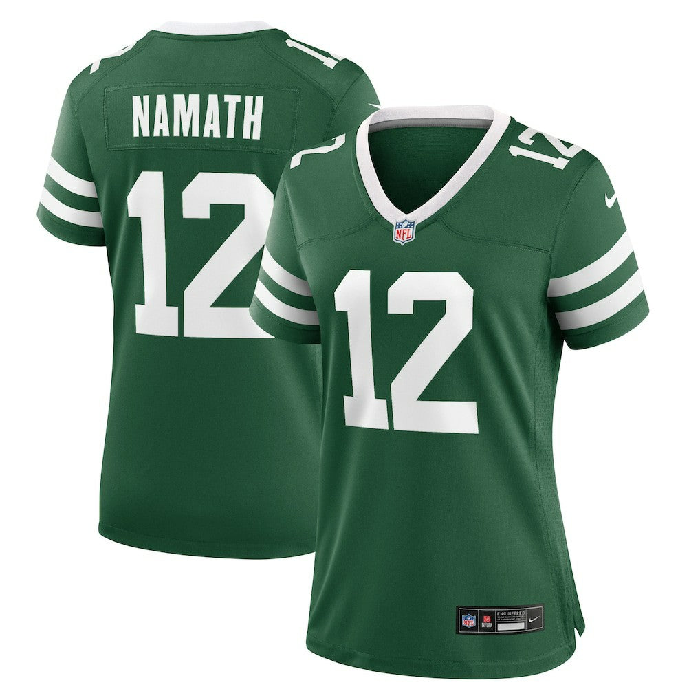 Nike Joe Namath New York Jets Women's Retired Player Game Jersey Legacy Green