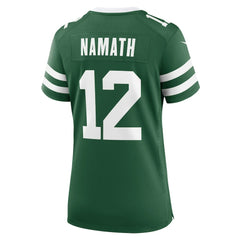Nike Joe Namath New York Jets Women's Retired Player Game Jersey Legacy Green