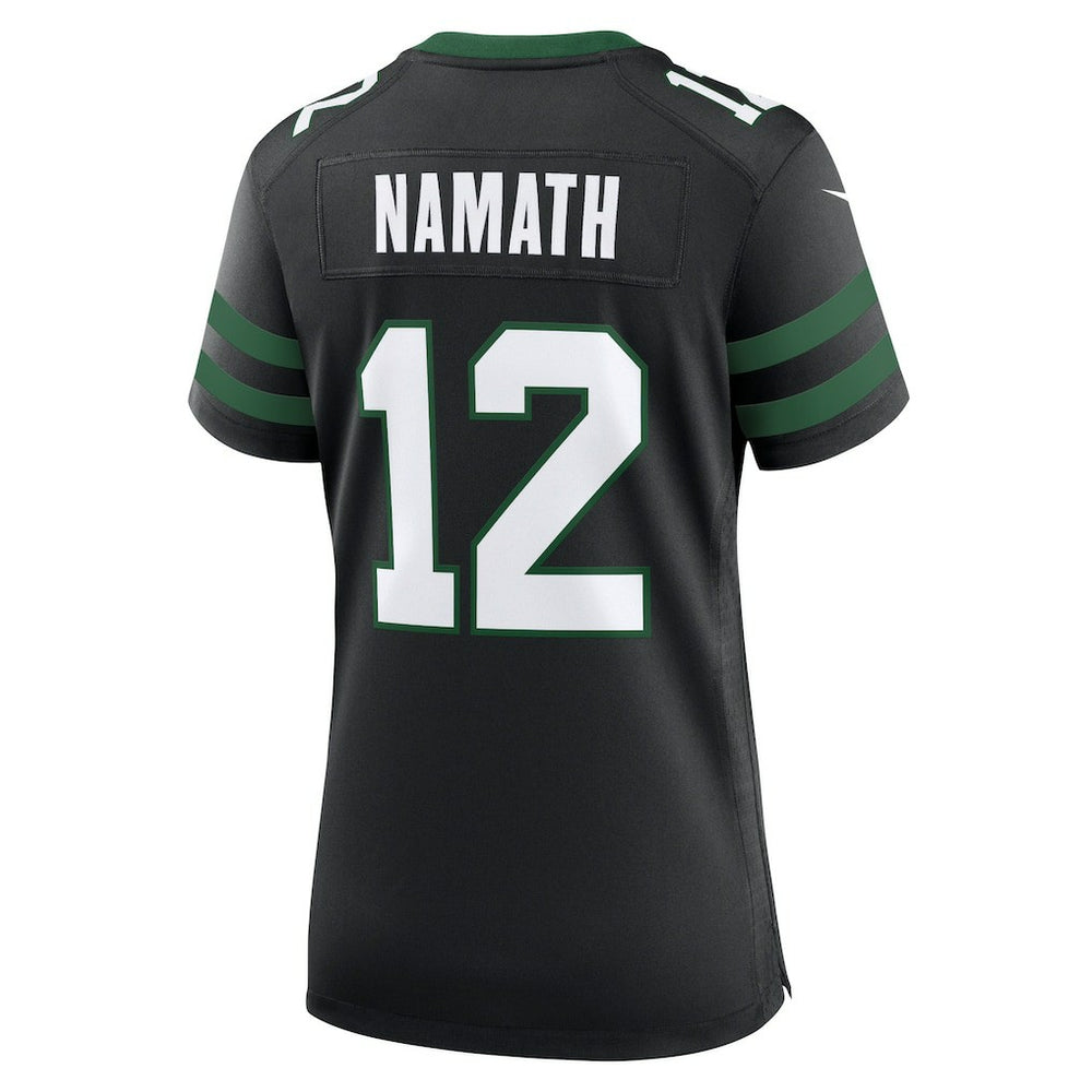 Nike Joe Namath New York Jets Women's Retired Player Alternate Game Jersey Legacy Black