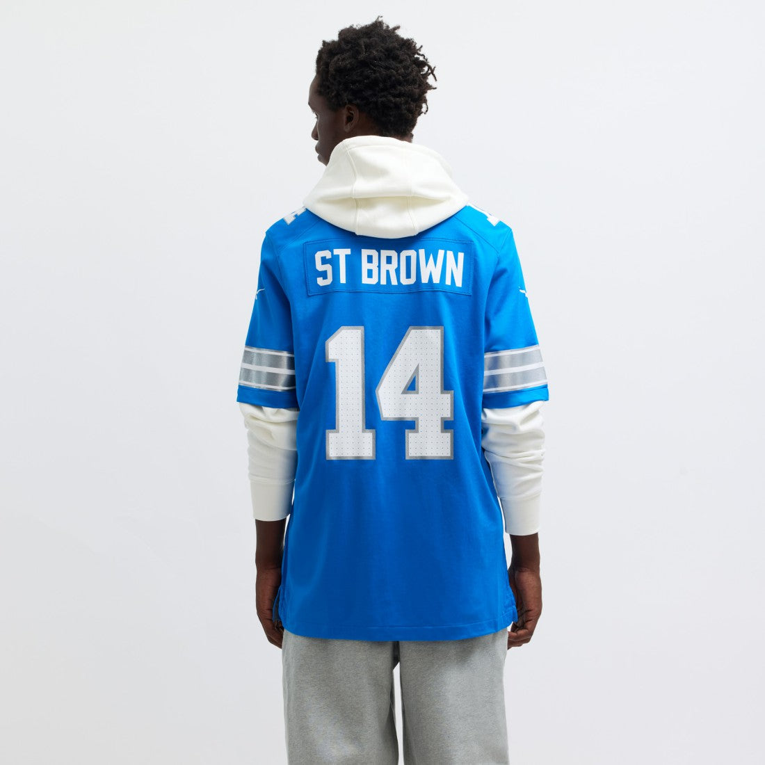 Nike Amon-Ra St. Brown Detroit Lions Game Jersey Blue