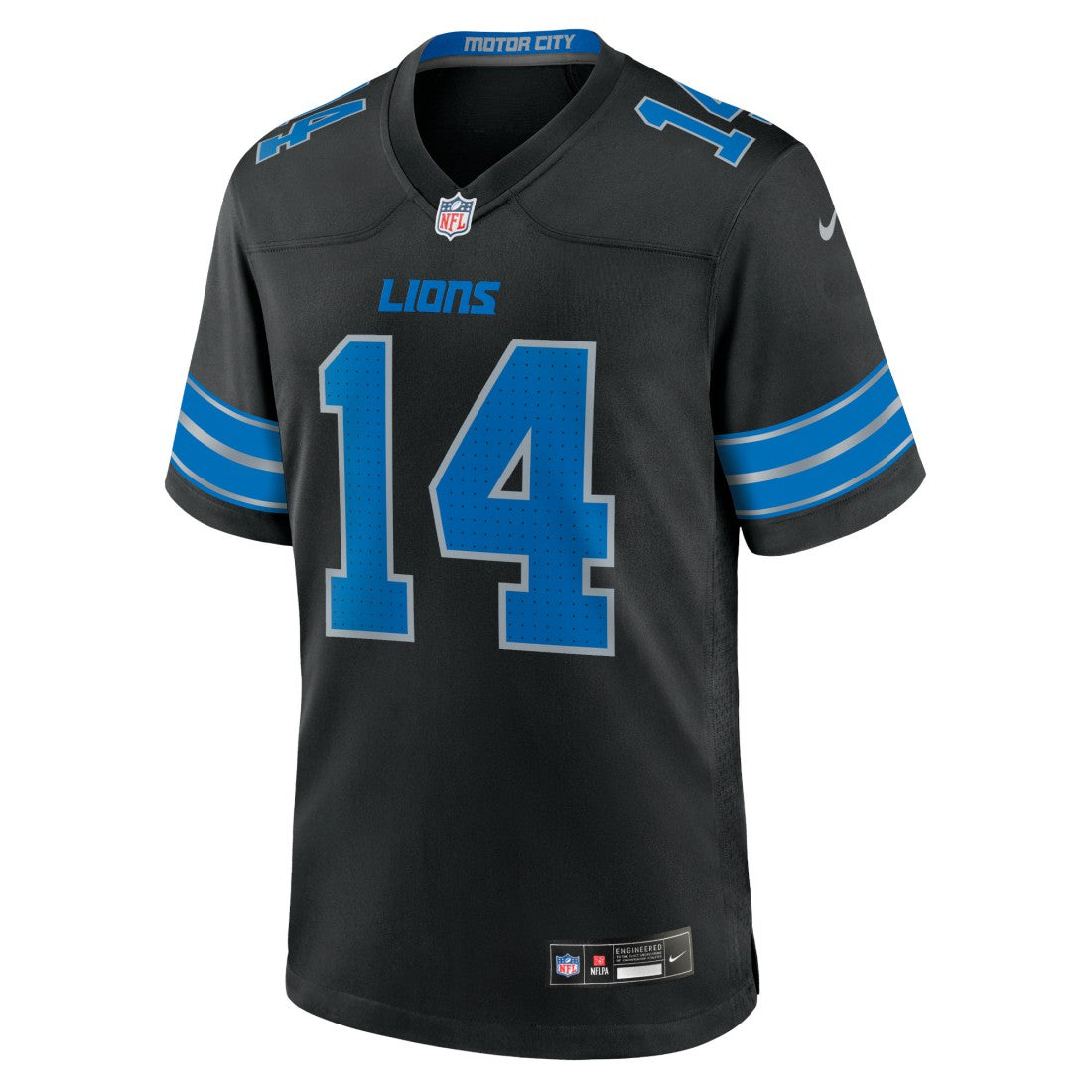 Nike Amon-Ra St. Brown Detroit Lions 2nd Alternate Game Jersey Black