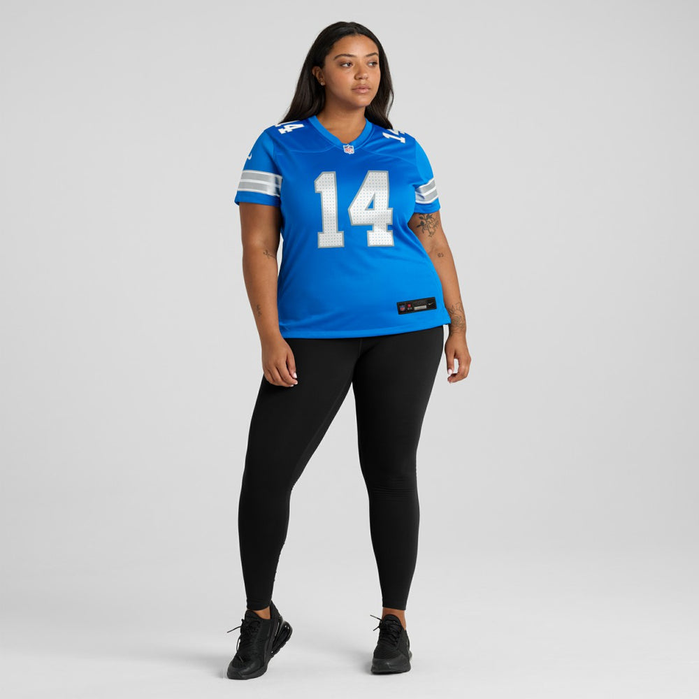 Nike Amon-Ra St. Brown Detroit Lions Women's Team Game Jersey Blue
