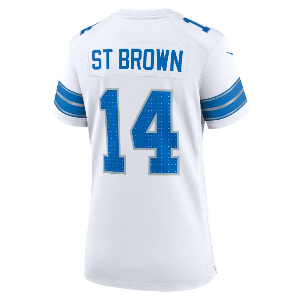 Nike Amon-Ra St. Brown Detroit Lions Women's White Game Jersey White