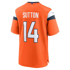 Nike Courtland Sutton Denver Broncos Mile High Collection Game Jersey Orange