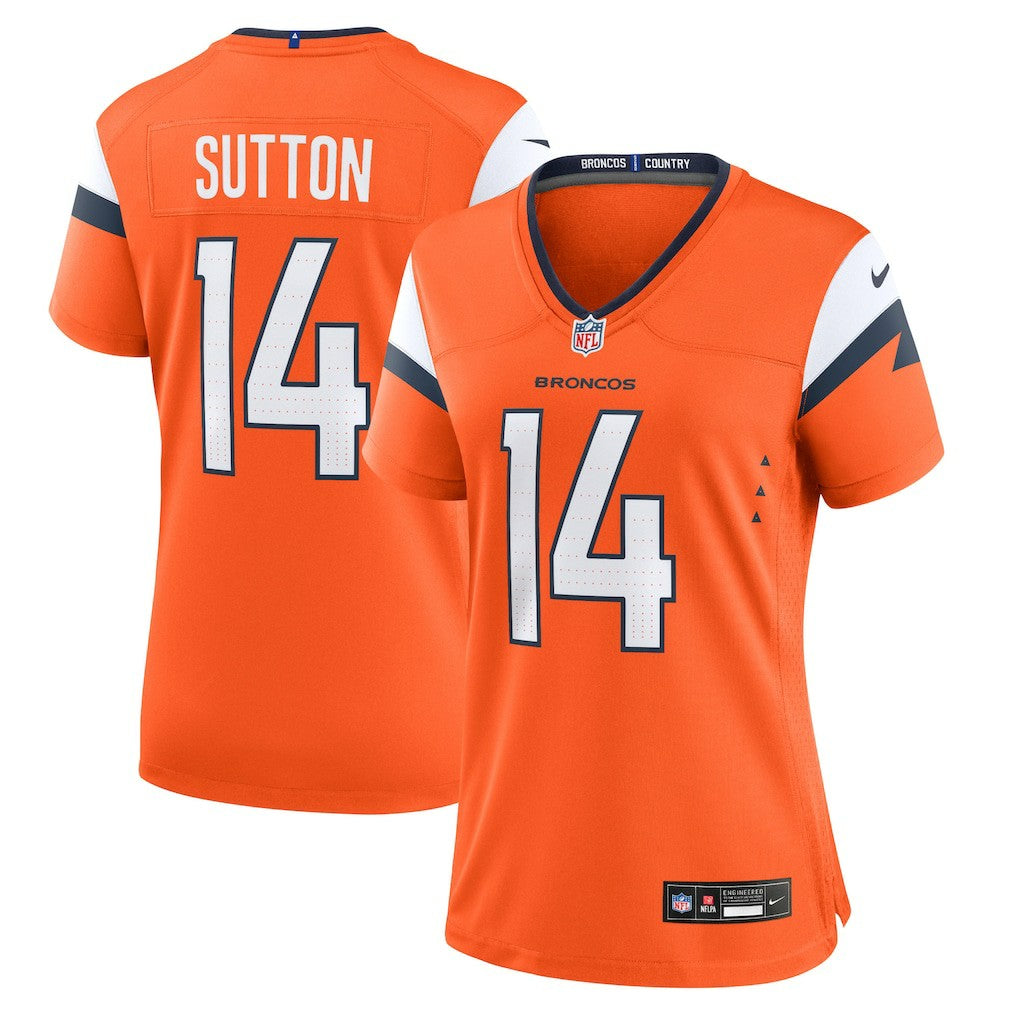 Nike Courtland Sutton Denver Broncos Women's Mile High Collection Game Jersey Orange
