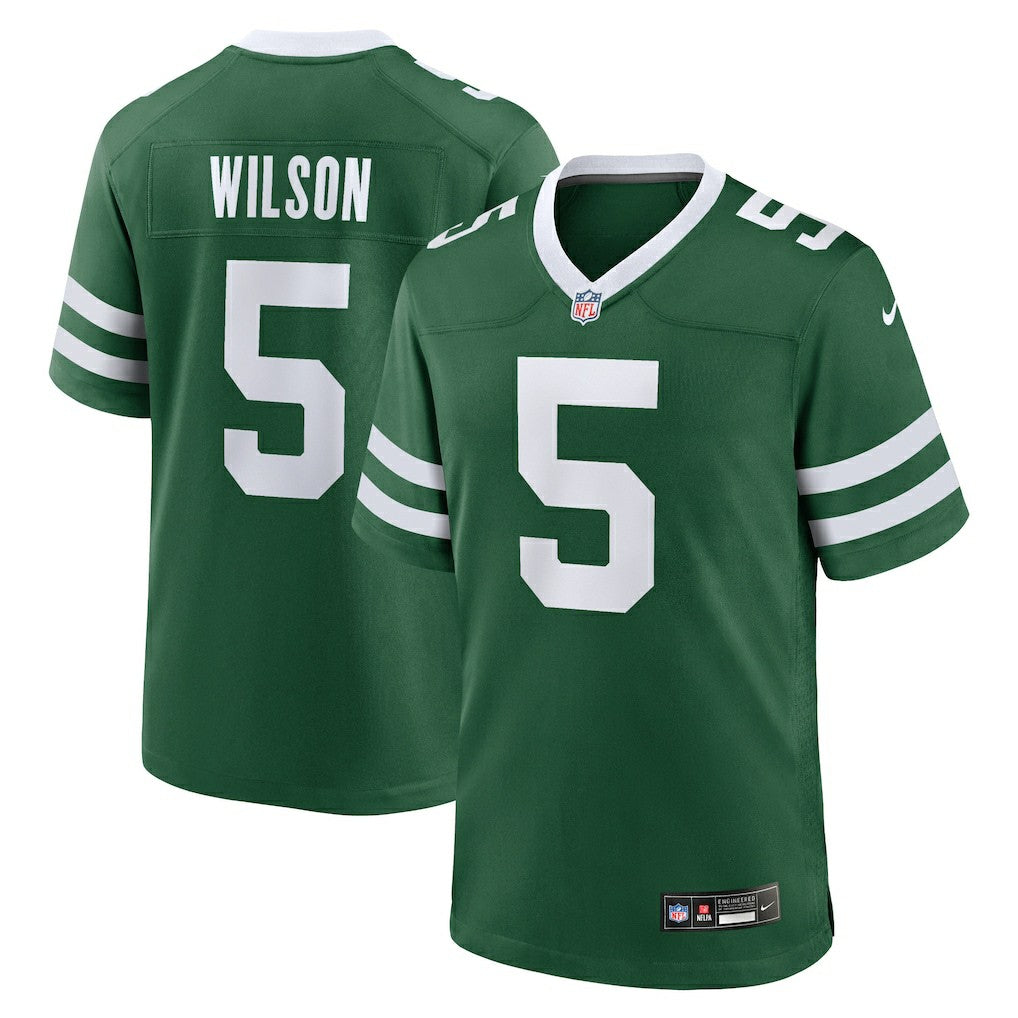 Nike Garrett Wilson New York Jets Game Jersey Legacy Green