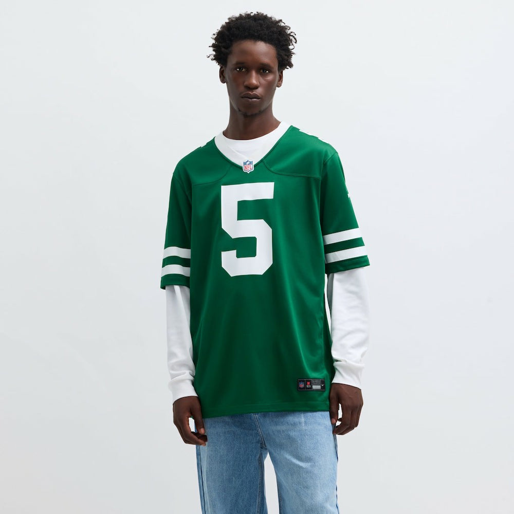 Nike Garrett Wilson New York Jets Game Jersey Legacy Green