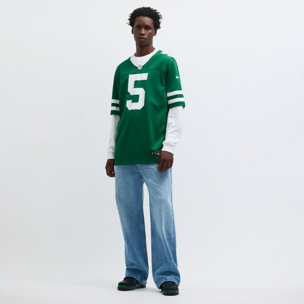 Nike Garrett Wilson New York Jets Game Jersey Legacy Green