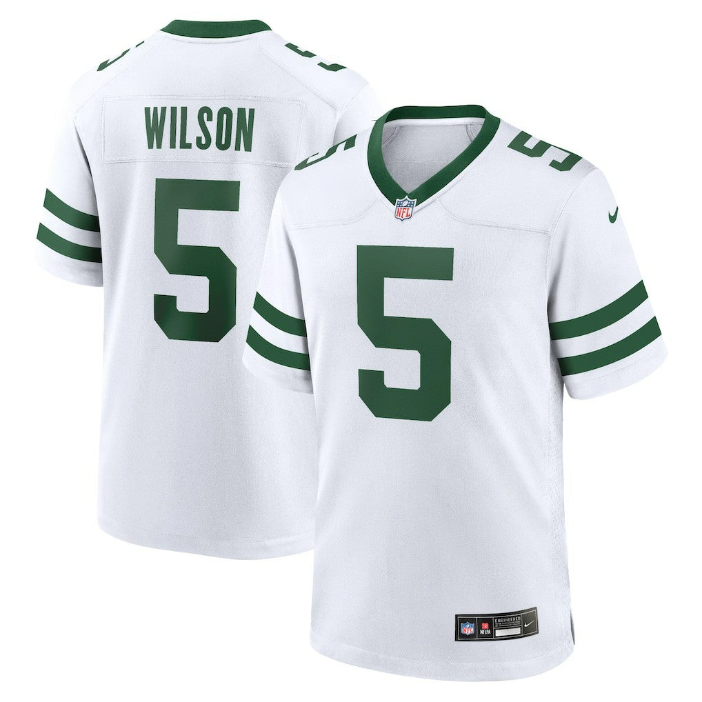 Nike Garrett Wilson New York Jets Game Jersey Legacy White