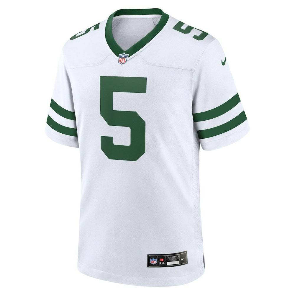 Nike Garrett Wilson New York Jets Game Jersey Legacy White