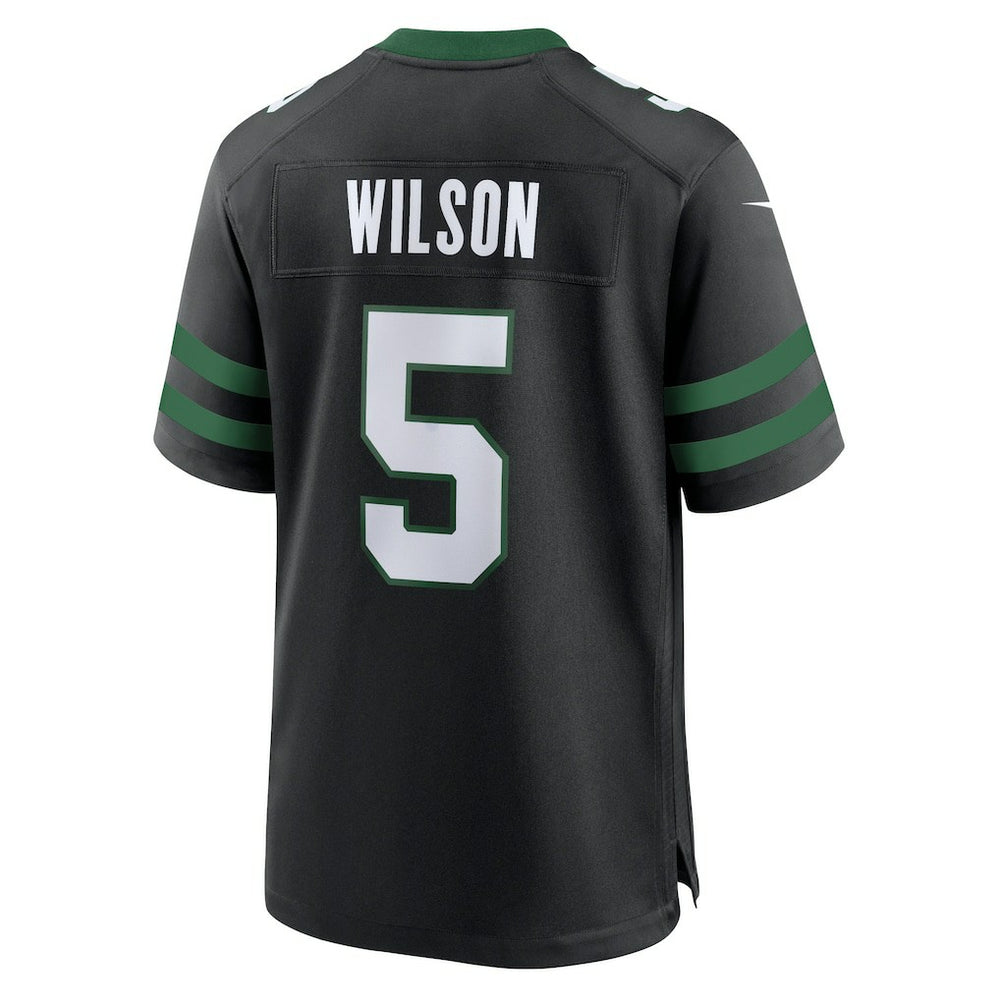 Nike Garrett Wilson New York Jets Alternate Game Jersey Legacy Black
