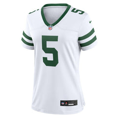Nike Garrett Wilson New York Jets Women's Game Jersey Legacy White