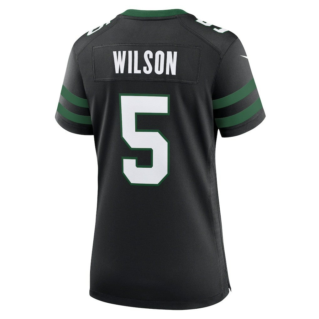 Nike Garrett Wilson New York Jets Women's Alternate Game Jersey Legacy Black