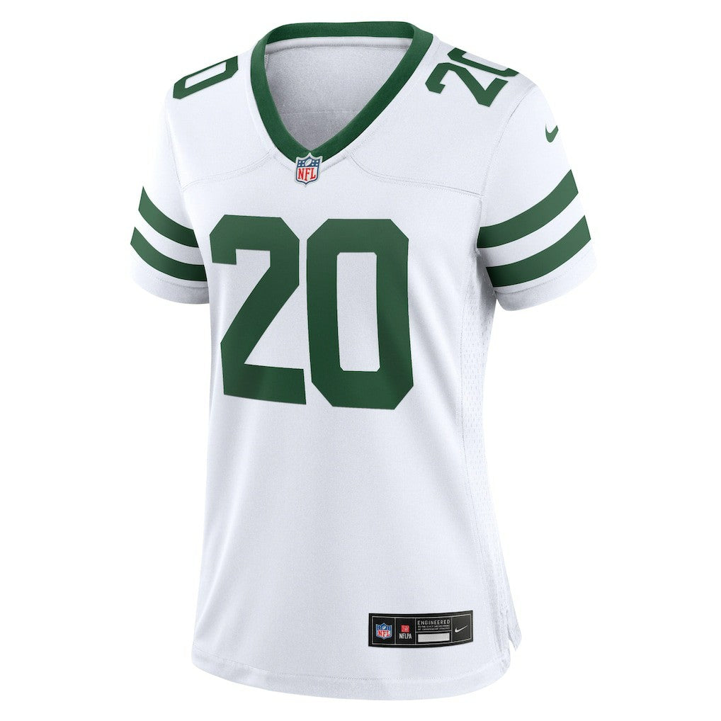 Nike Breece Hall New York Jets Women's Game Jersey Legacy White