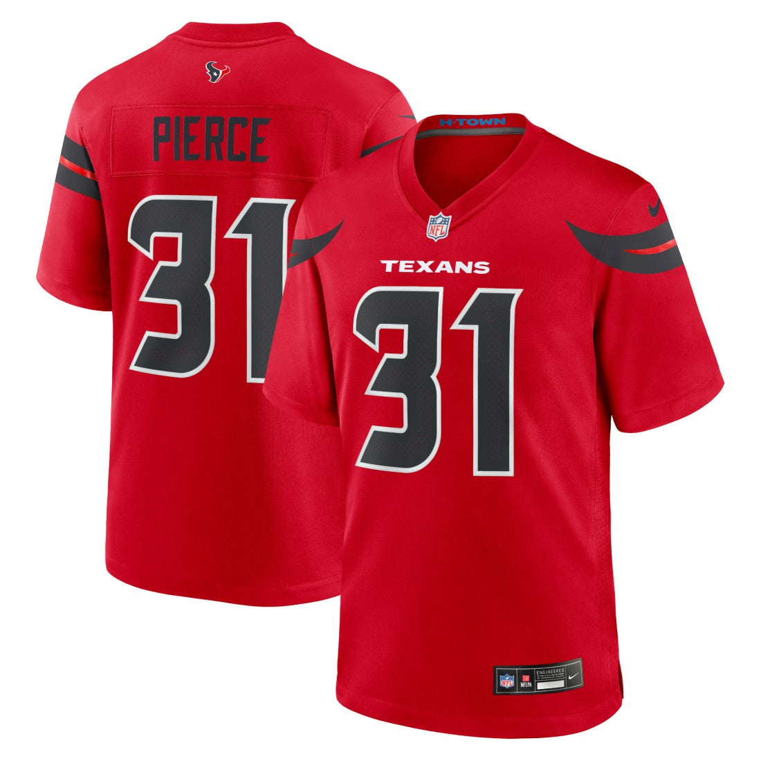 Nike Dameon Pierce Houston Texans Alternate Game Jersey Red