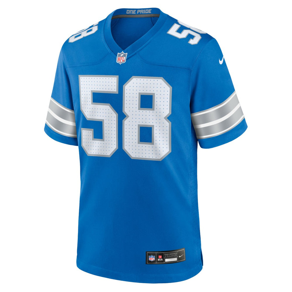 Nike Penei Sewell Detroit Lions Game Jersey Blue