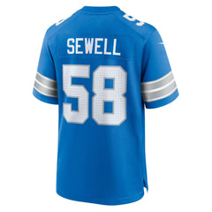 Nike Penei Sewell Detroit Lions Game Jersey Blue