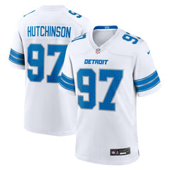 Nike Aidan Hutchinson Detroit Lions Game Jersey White