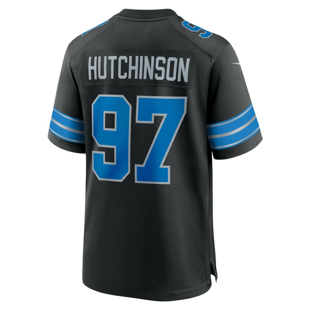 Nike Aidan Hutchinson Detroit Lions 2nd Alternate Game Jersey Black