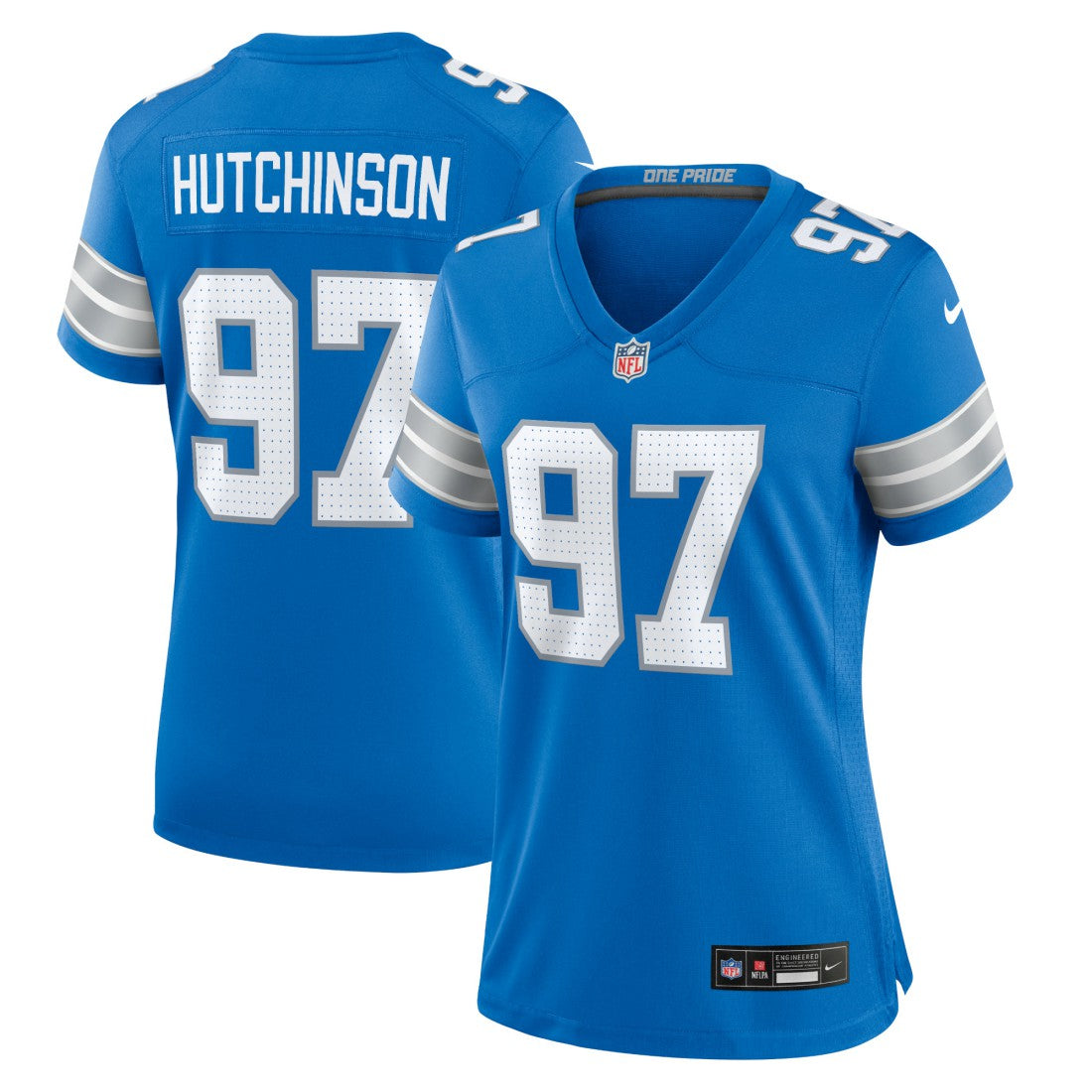 Nike Aidan Hutchinson Detroit Lions Women's Game Jersey Blue