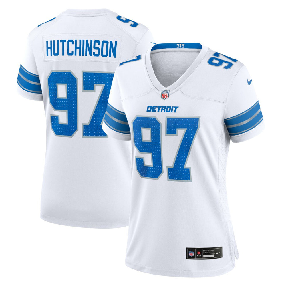 Nike Aidan Hutchinson Detroit Lions Women's Game Jersey White