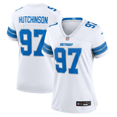 Nike Aidan Hutchinson Detroit Lions Women's Game Jersey White